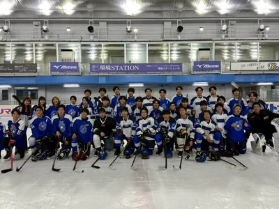 アイスホッケー部のサークルカット