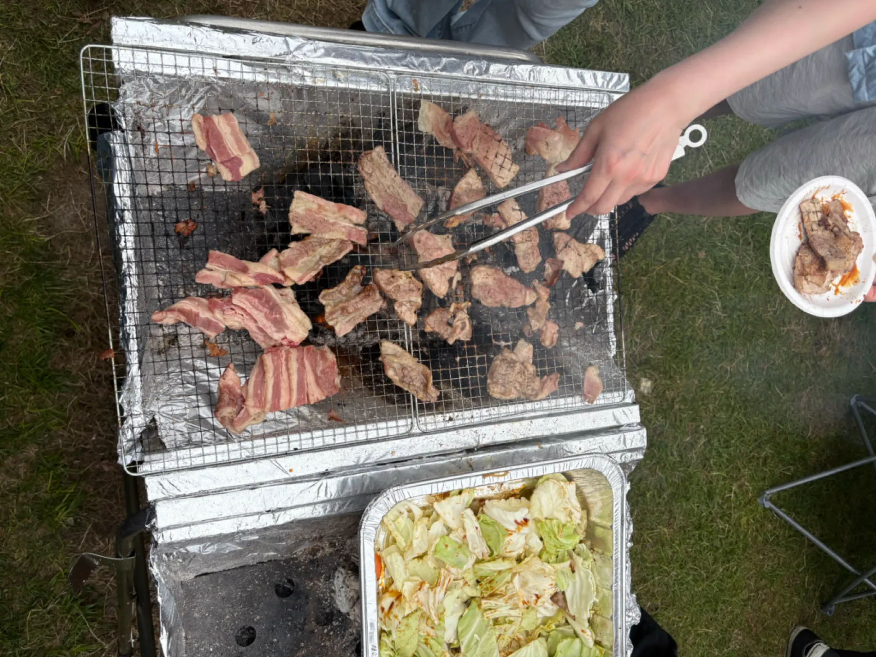 新歓バーベキューの様子2