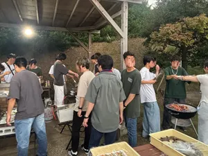 合宿BBQの画像