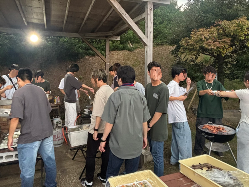 合宿BBQ
